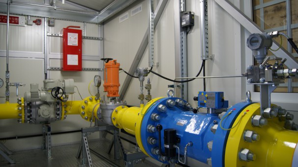Gas metering unit for Izhevskaya TEC-1