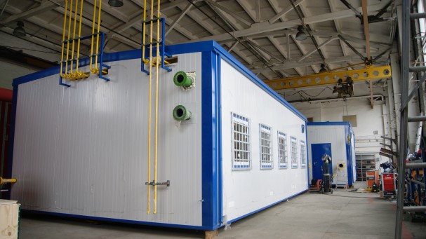 Automatiskā gāzes sadales stacija gāzes turbīnu elektrostacijai "Uralska"